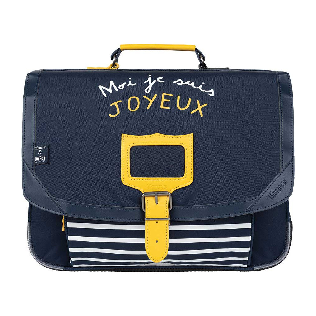 Cartable Tann's CAFE JOYEUX Joy 1 boucle - Vue de face