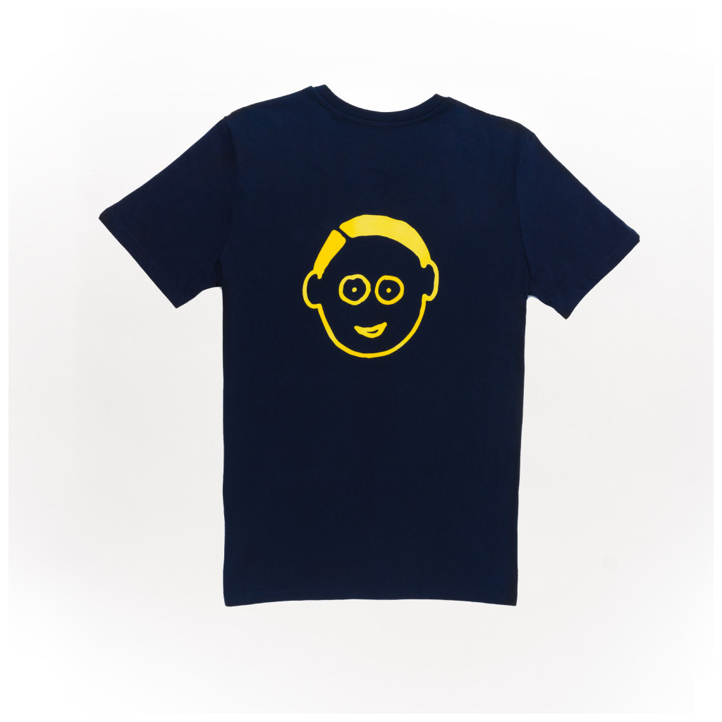 Café Joyeux  - T shirt Adulte Marine - Dos