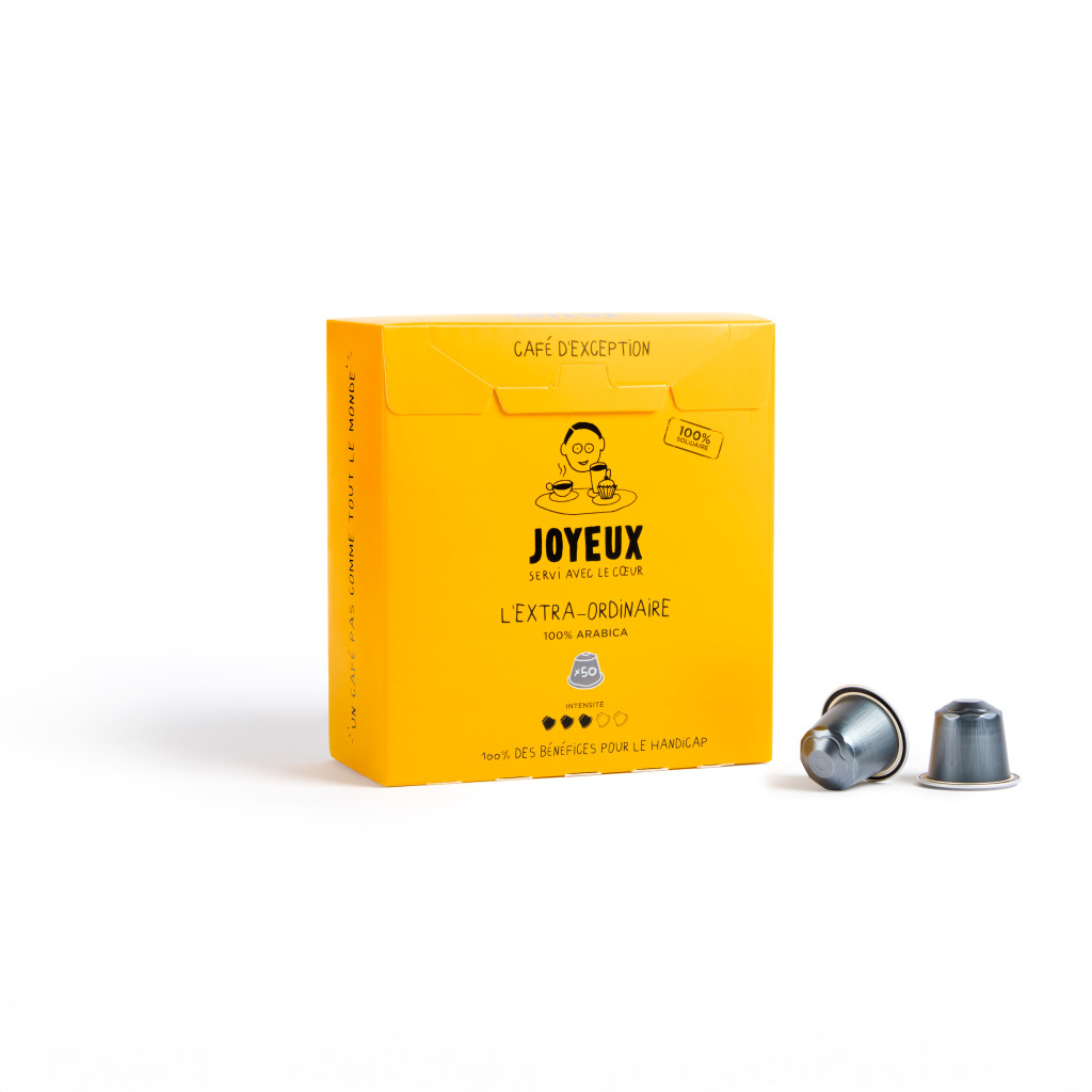 Coffee x50 aluminium capsules l'Extra-ordinaire