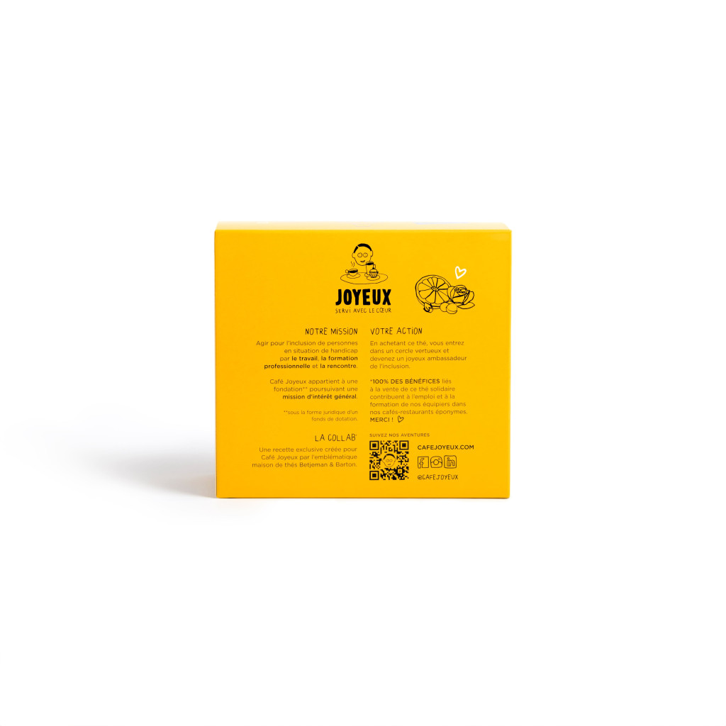 Thé Earl Grey Café Joyeux - DOS