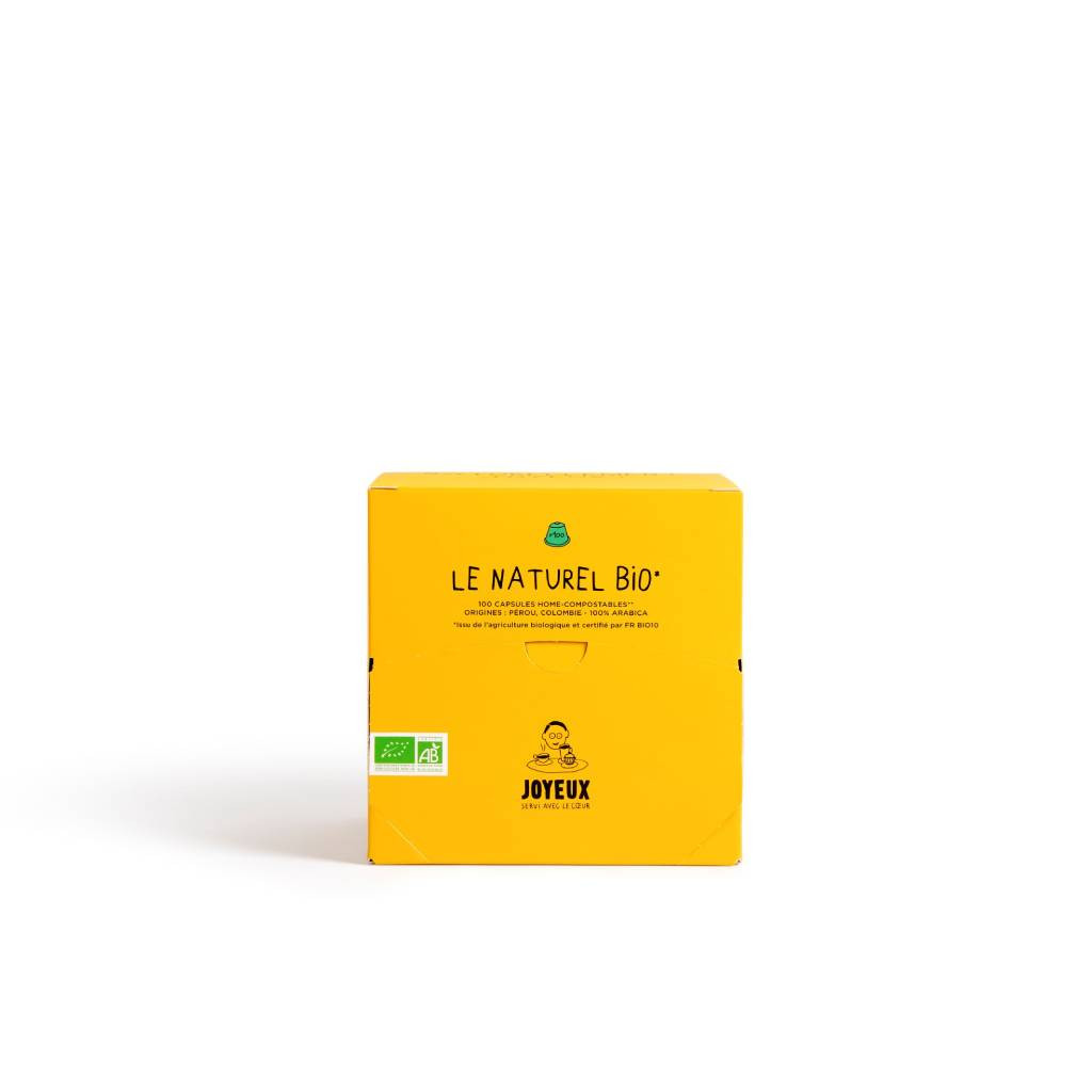 Boite x100 Capsules Le Naturel BIO_Face