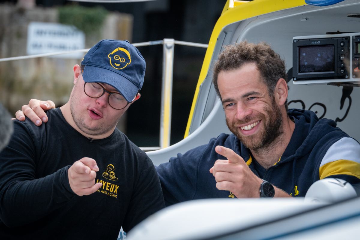 Portrait de Nicolas d'Estais, skipper du bateau Café Joyeux