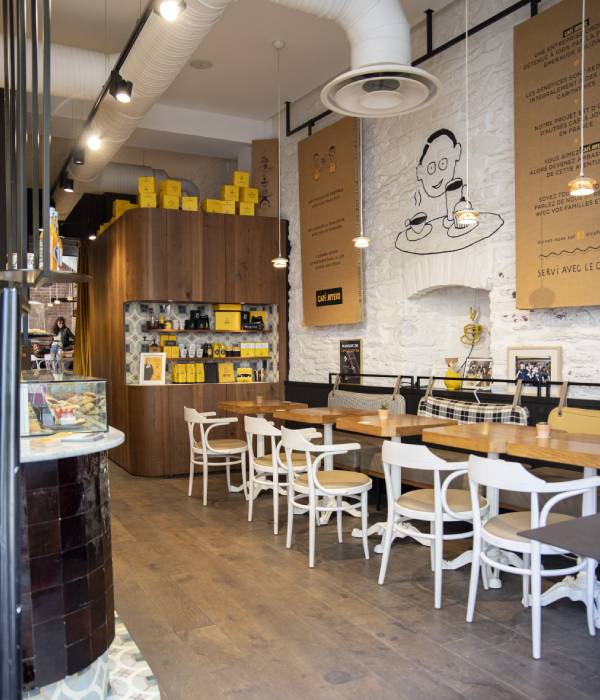 Café Joyeux Rennes - intérieur