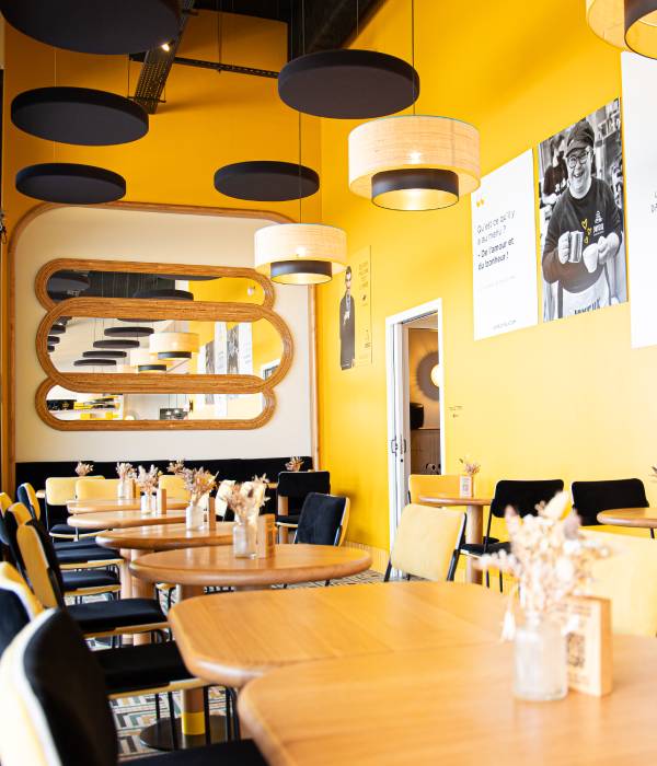 Café Joyeux - Bord'eau Village intérieur