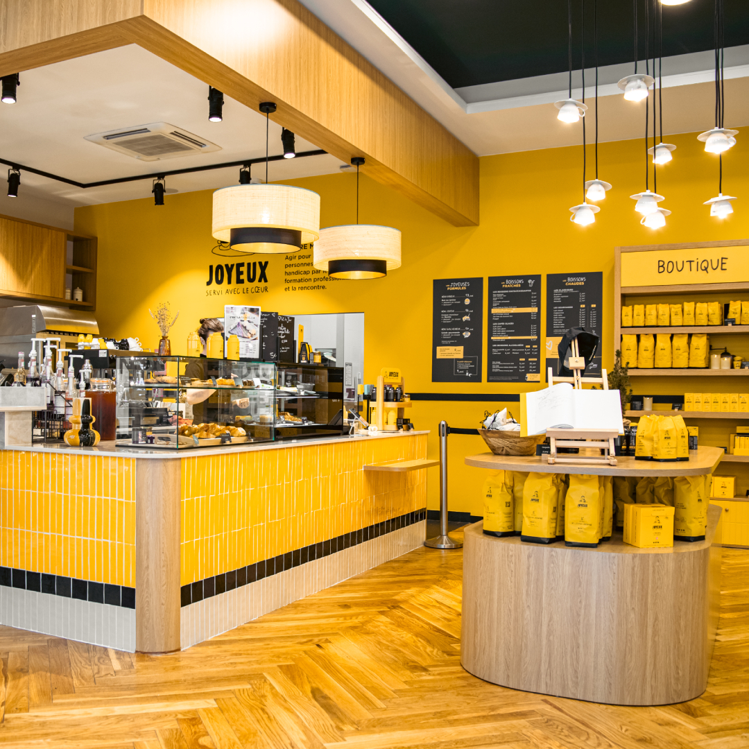 Café Joyeux Saint-Philippe-Du-Roule comptoir
