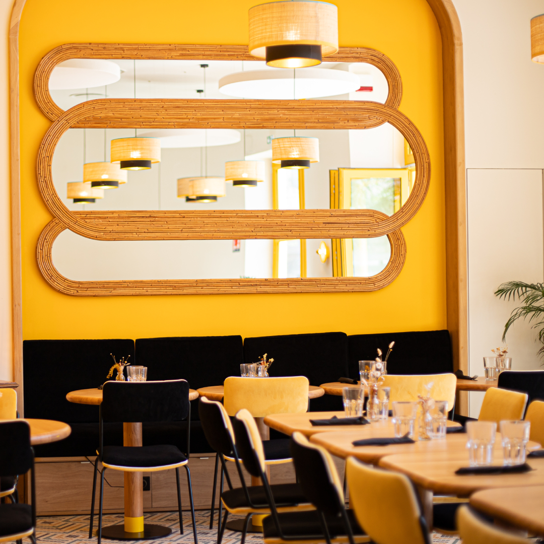 Café Joyeux Montpellier : salle du café-restaurant