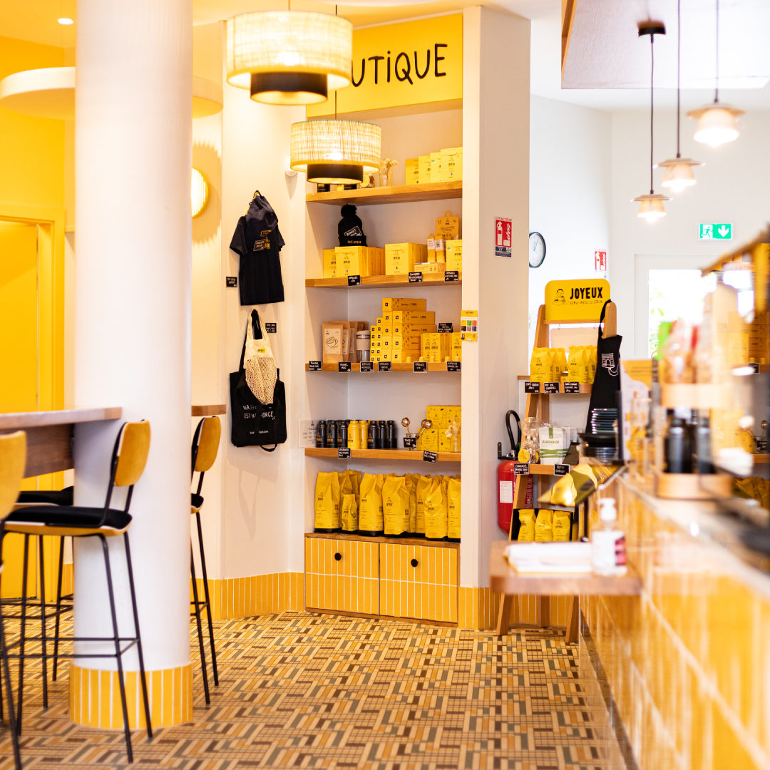 Comptoir salle Café Joyeux de Strasbourg