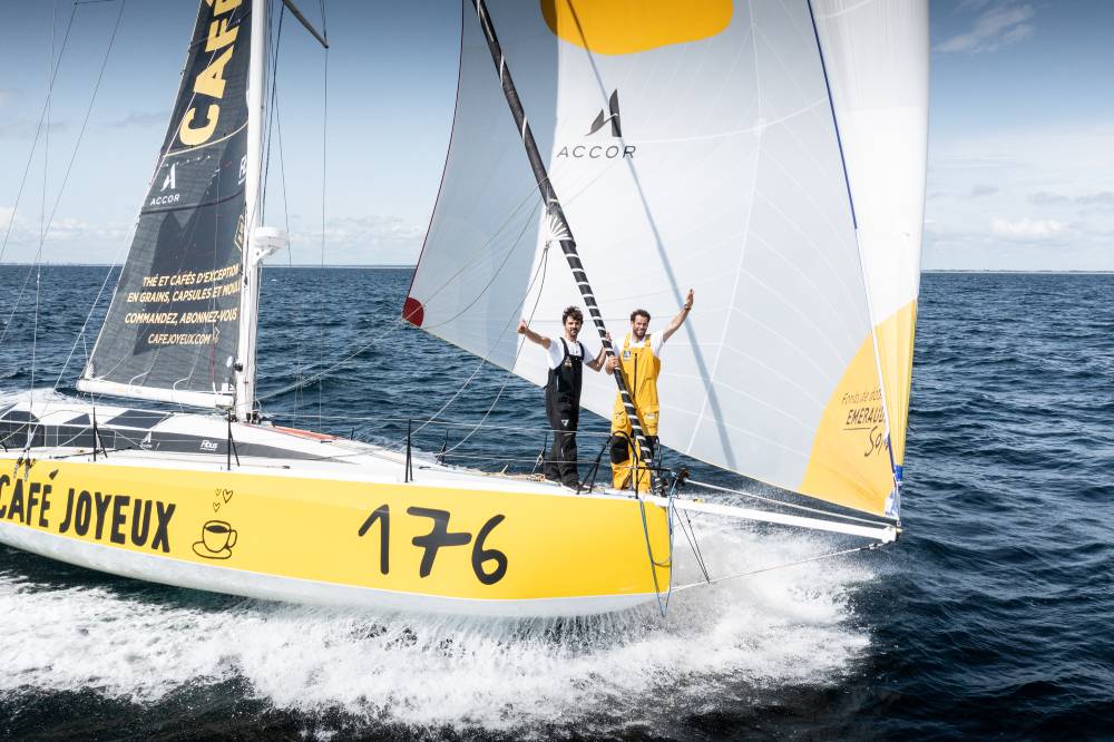 Départ de la Transat Jacques Vabre avec le bateau Café Joyeux le dimanche 29 octobre au Havre