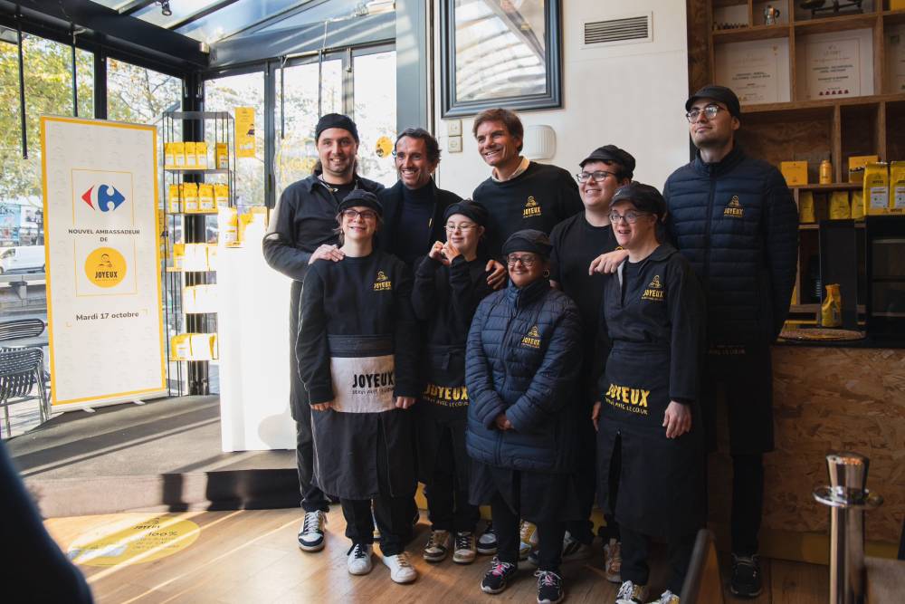 Yann Bucaille-Lanrezac et Alexandre Bompard en collaboration Carrefour - Café Joyeux