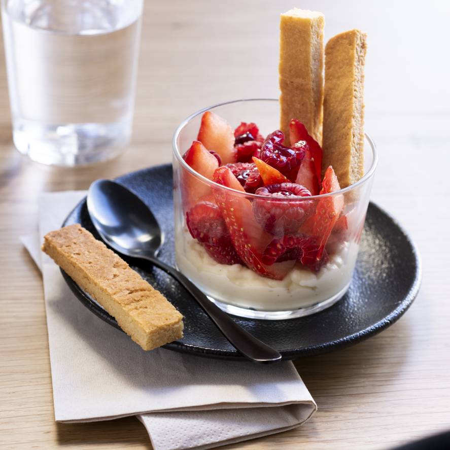 Tarte aux fraises - Café Joyeux