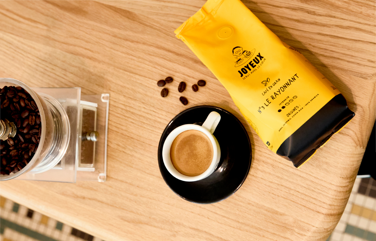 Découvrez la gamme de cafés de spécialité Café Joyeux 100% solidaire pour l'inclusion des personnes en situation de handicap