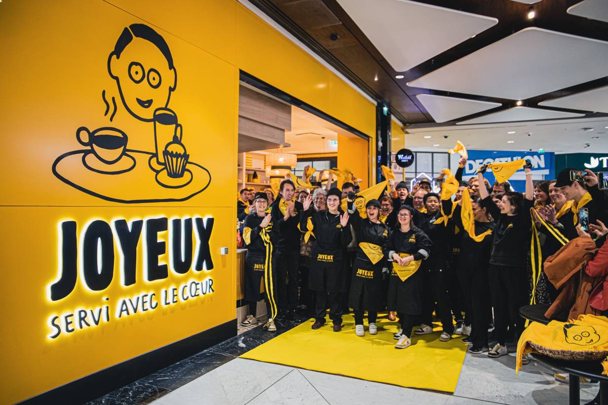 Café Joyeux : nouveau coffee shop solidaire et inclusif dans le centre commercial Westfield-Parly 2 dans les Yvelines
