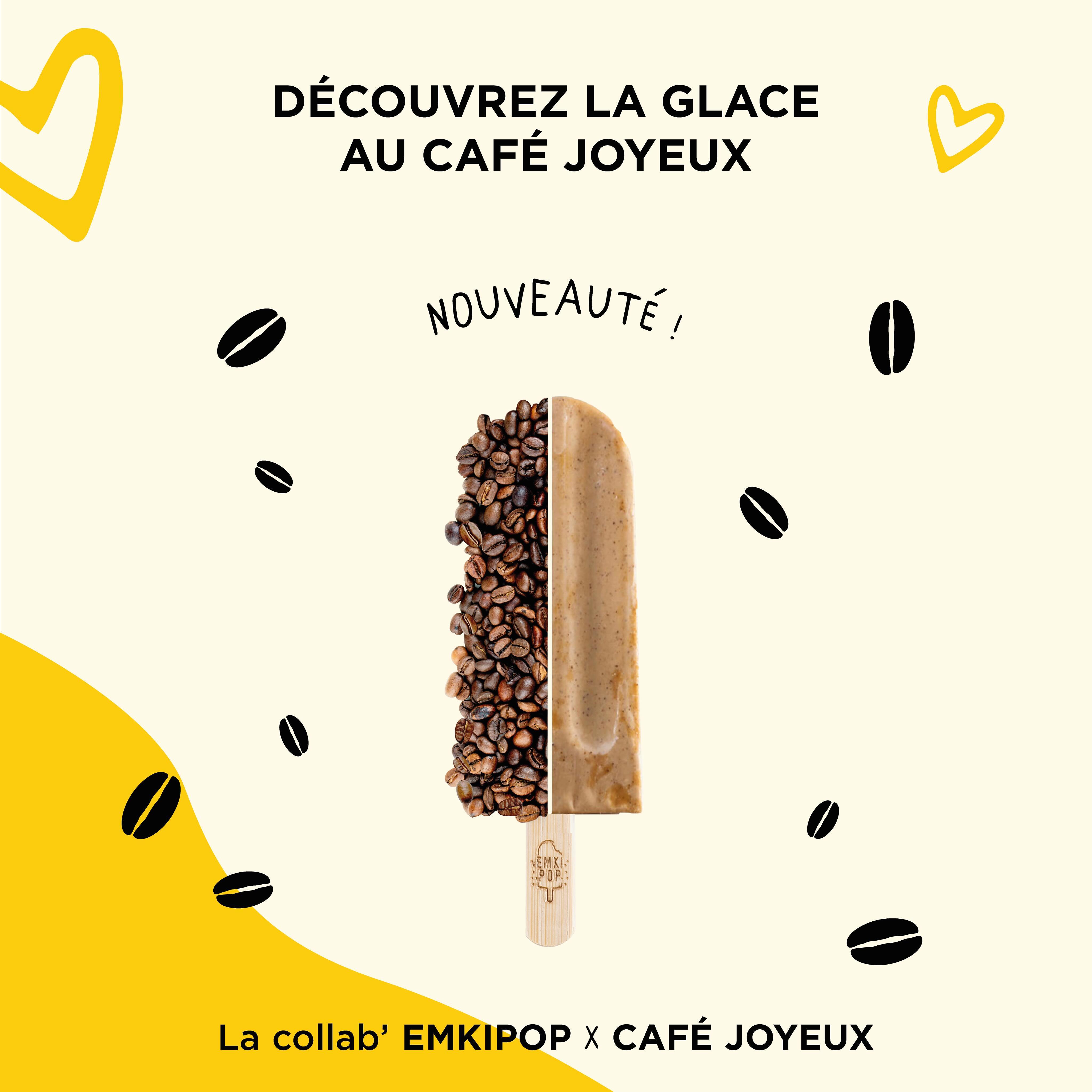 Glace au capuccino Emkipop & Café Joyeux 