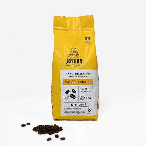 Découvrez notre Café Joyeux GRAINS ETHIOPIE en grande et moyenne surface