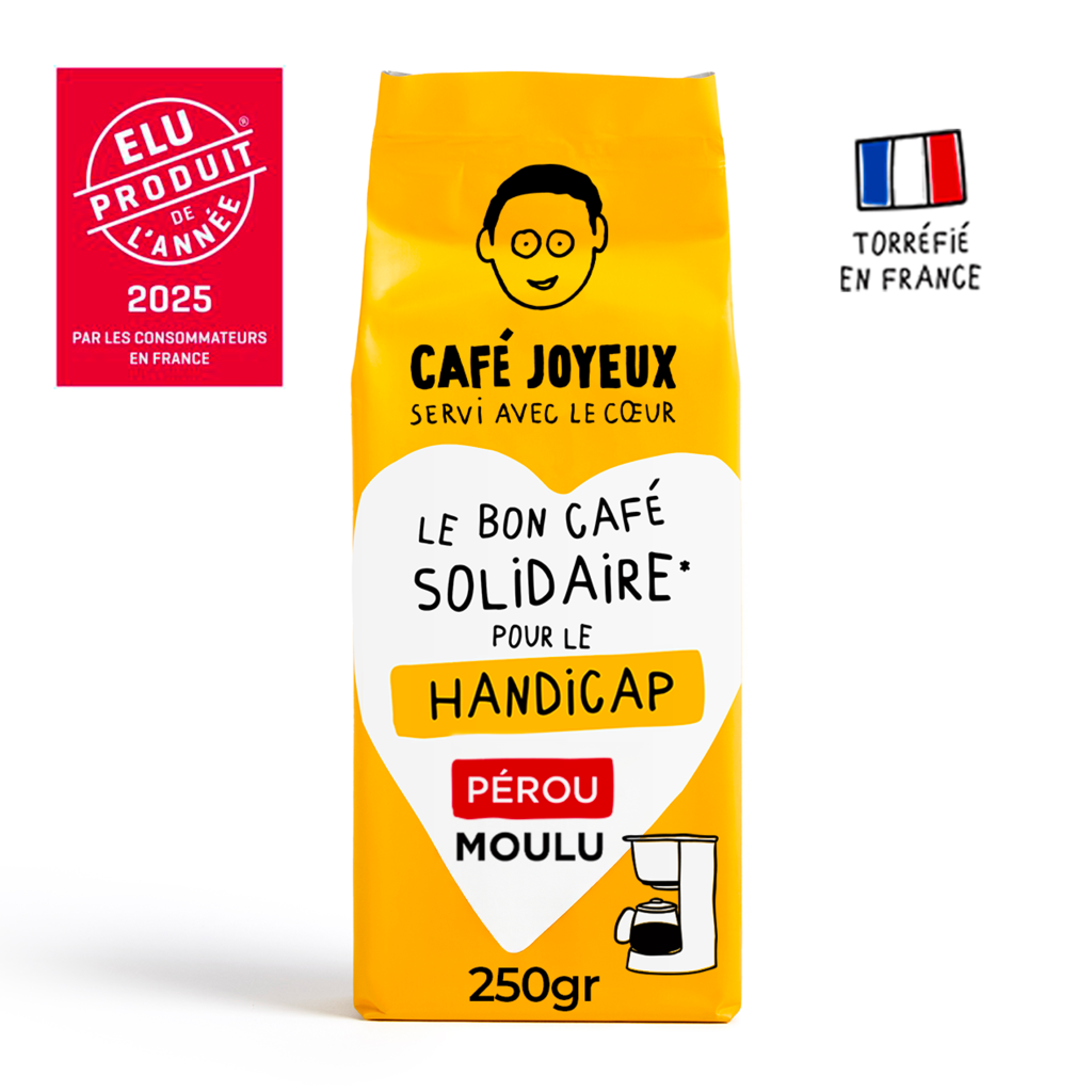 Café Joyeux Café moulu origine Pérou 250g