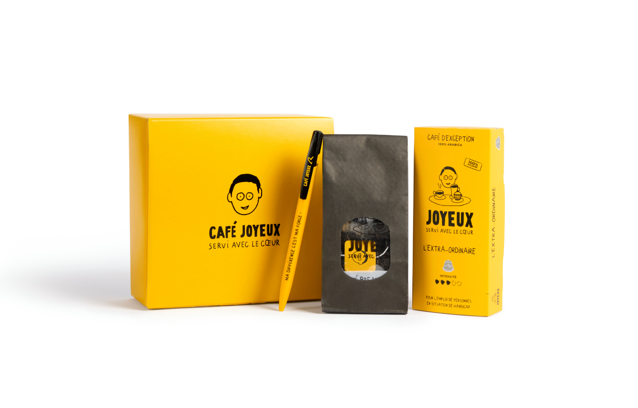 Offre découverte - coffret cadeau d'entreprise Café Joyeux