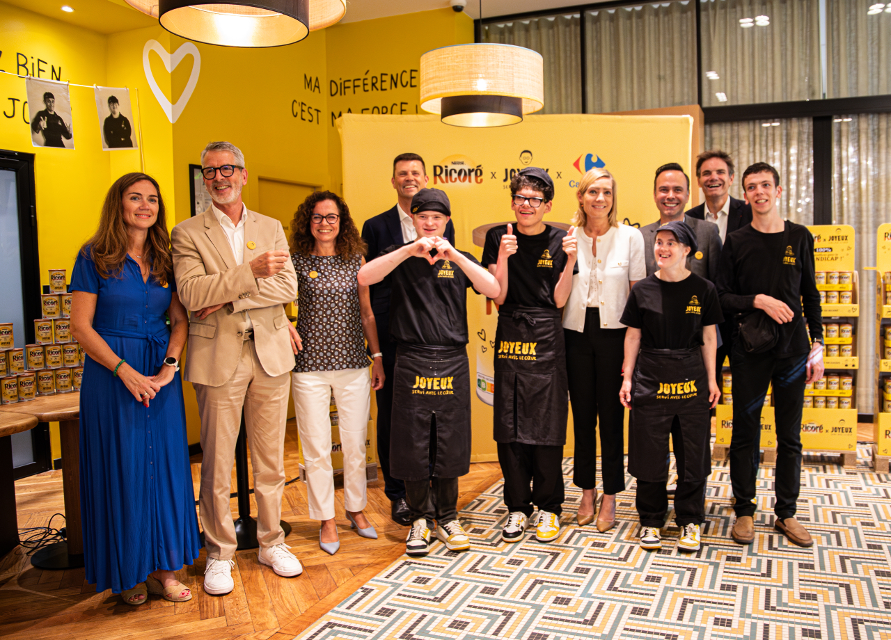 La Ricoré Joyeuse : une collaboration engagée entre Ricoré, Café Joyeux et Carrefour