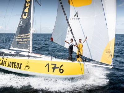 TRANSAT JACQUES VABRE : J-16 POUR LE BATEAU CAFÉ JOYEUX ! ​